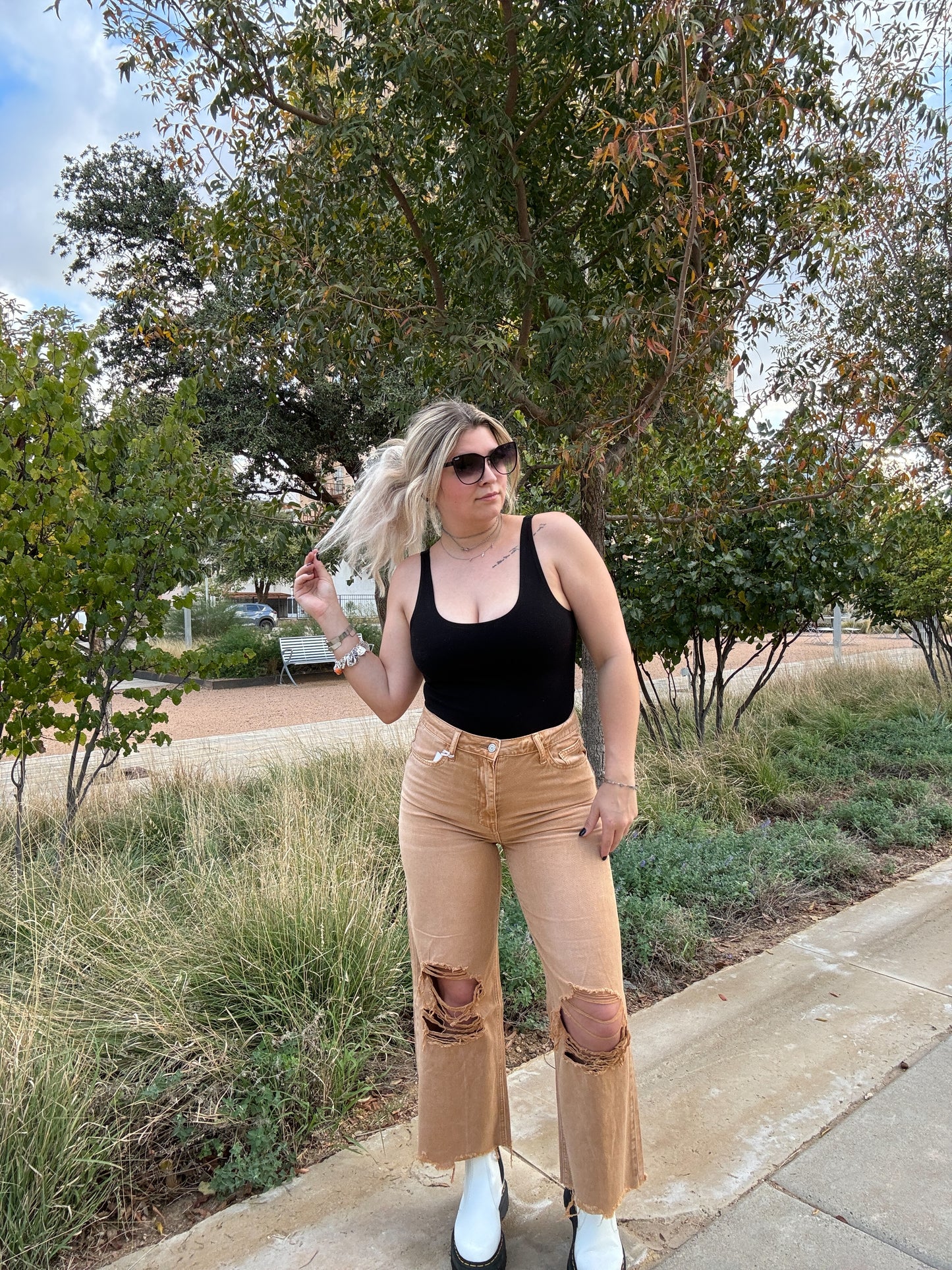You’re Cute Jeans - Tan