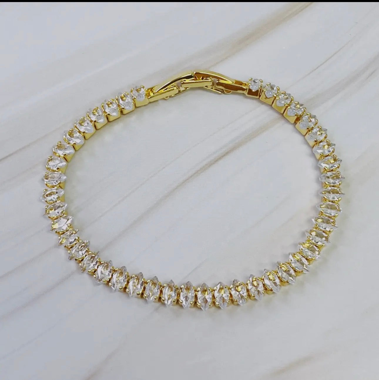 Marquise Tennis Bracelet