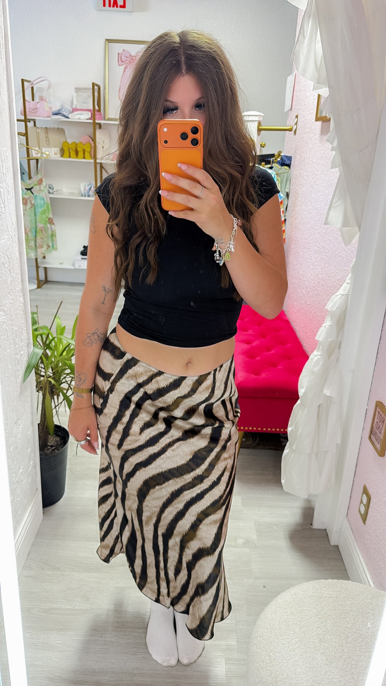 Tiger Midi Skirt