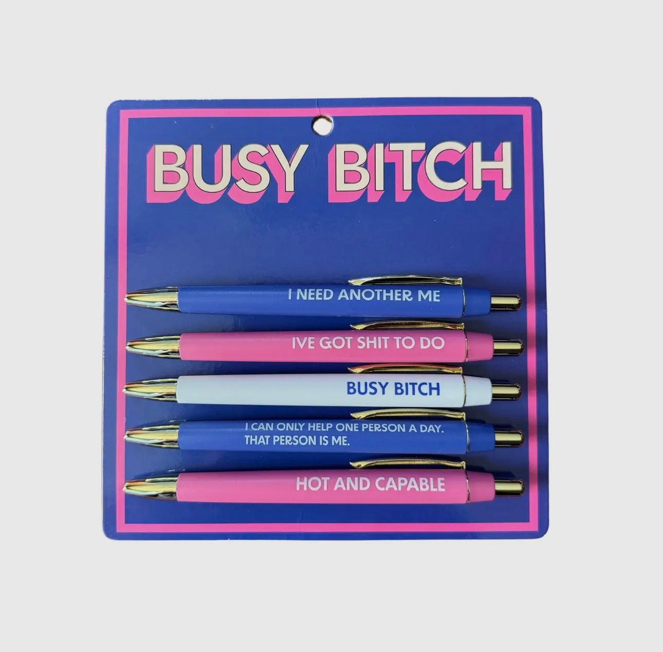 Busy Bitch Pen Set
