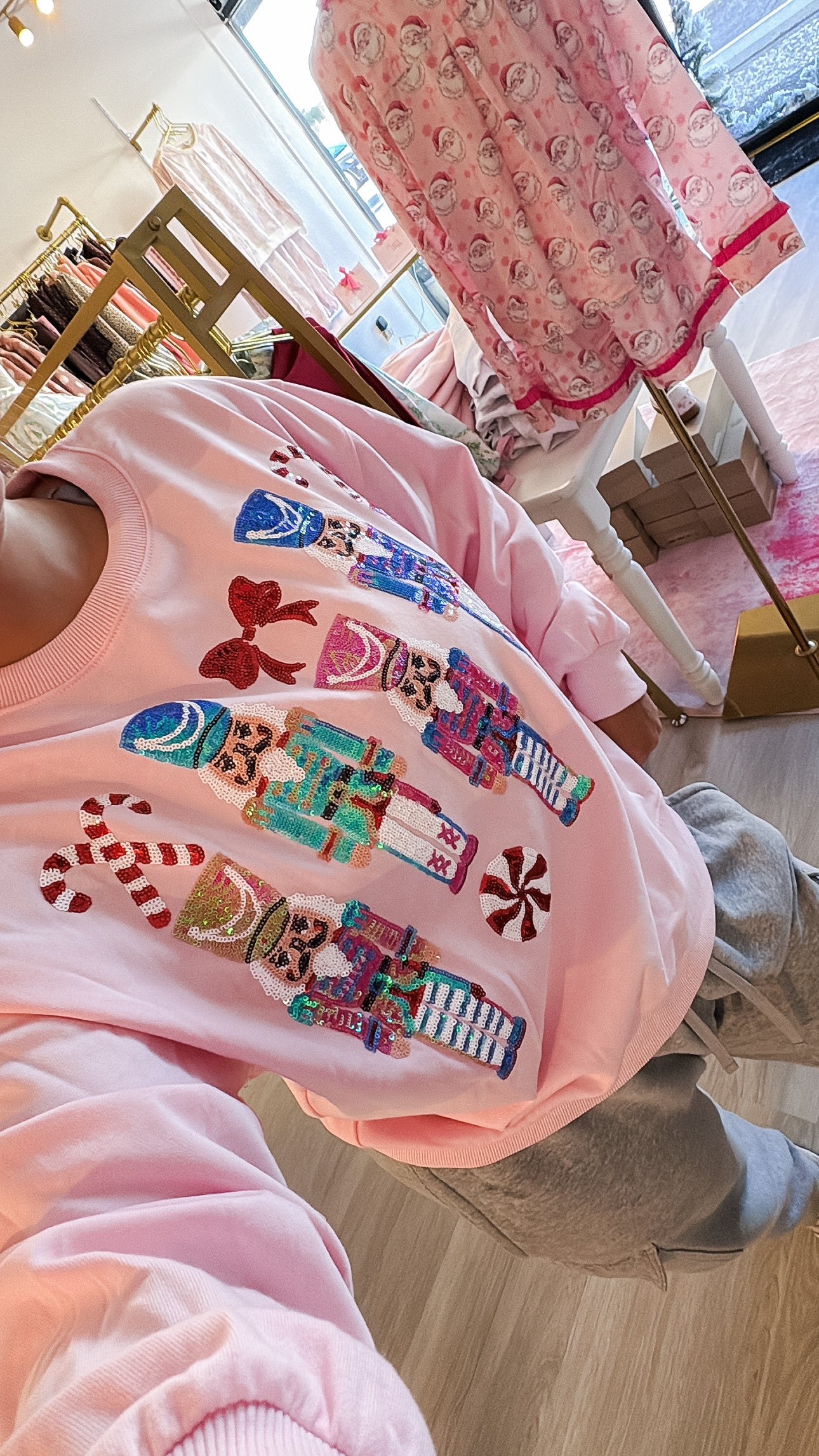 Sequin Nutcracker Sweater