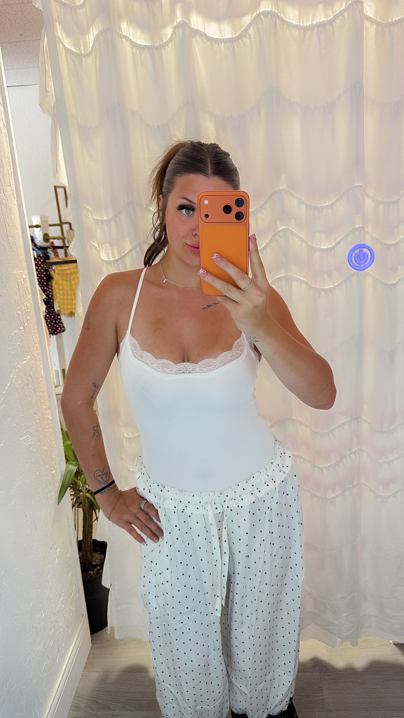 Butter Me Up Lace Bodysuit - White