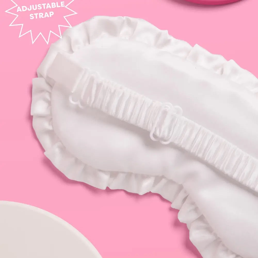 Ruffled Bride Sleep Mask