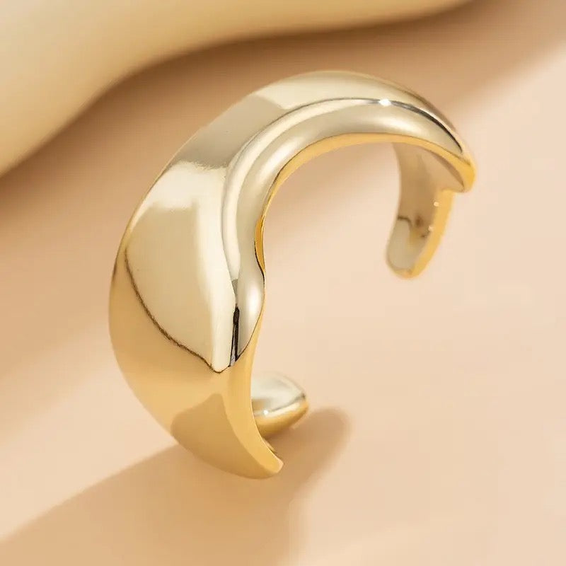 Irregular Shape Cuff Bangle