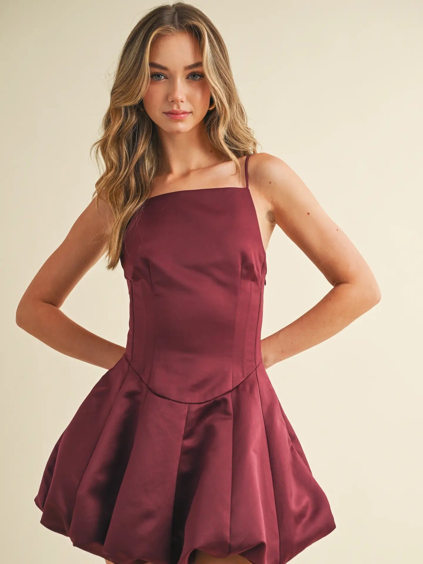 Halftime Bubble Mini Dress