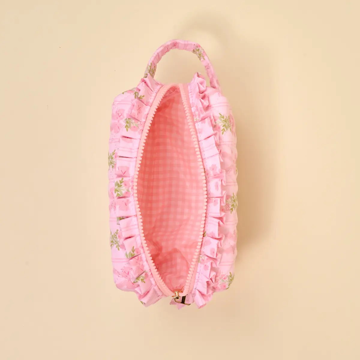 Essentials Quilted Cosmetic Pouch–Oh So Fancy Pink