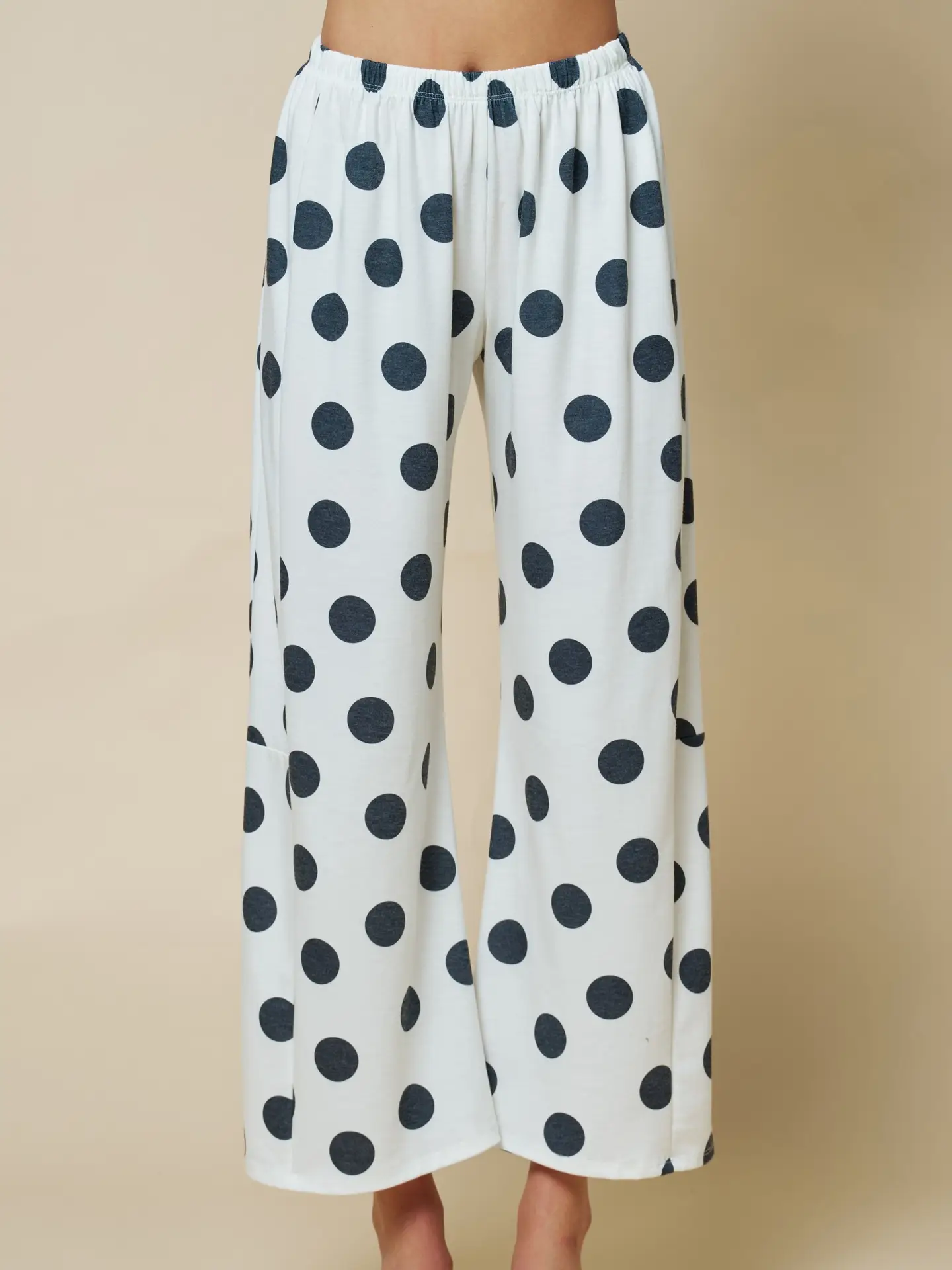 Polka Dot Wide Leg Pants
