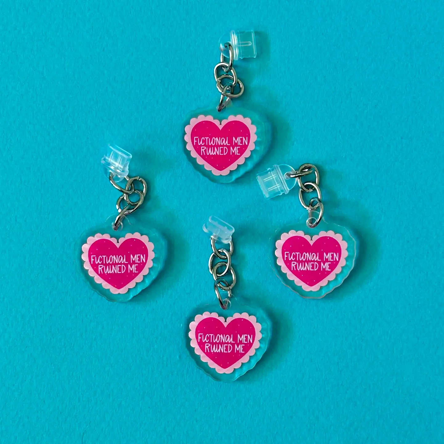 Fictional Men Ruined Me Type C Dust Plug Charm