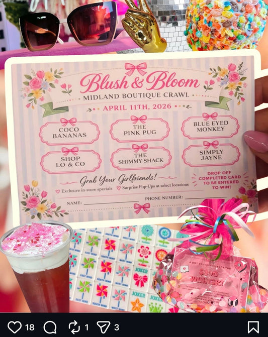 Blush & Bloom Boutique Crawl