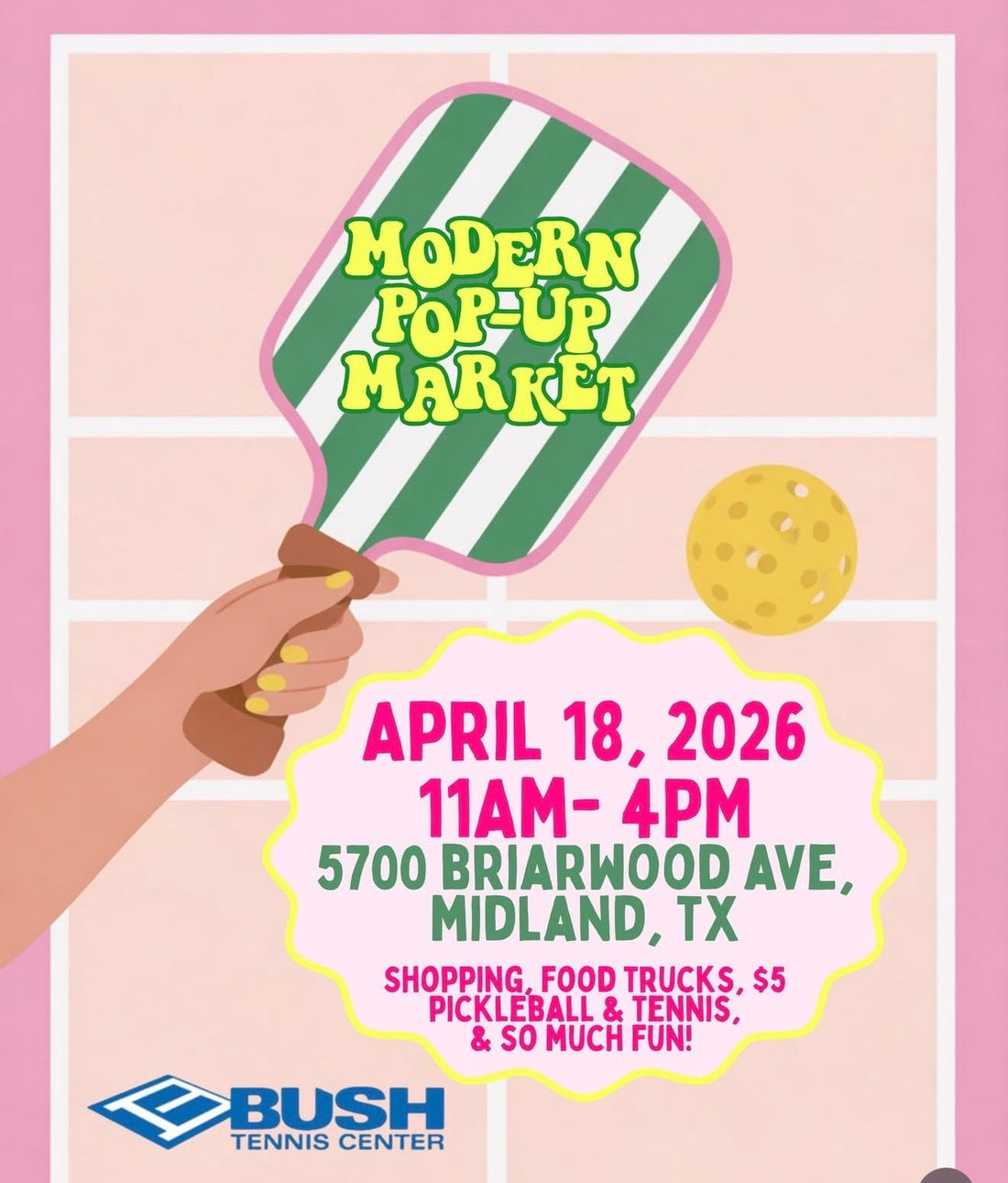 April 18th Bush Tenis Canter Market