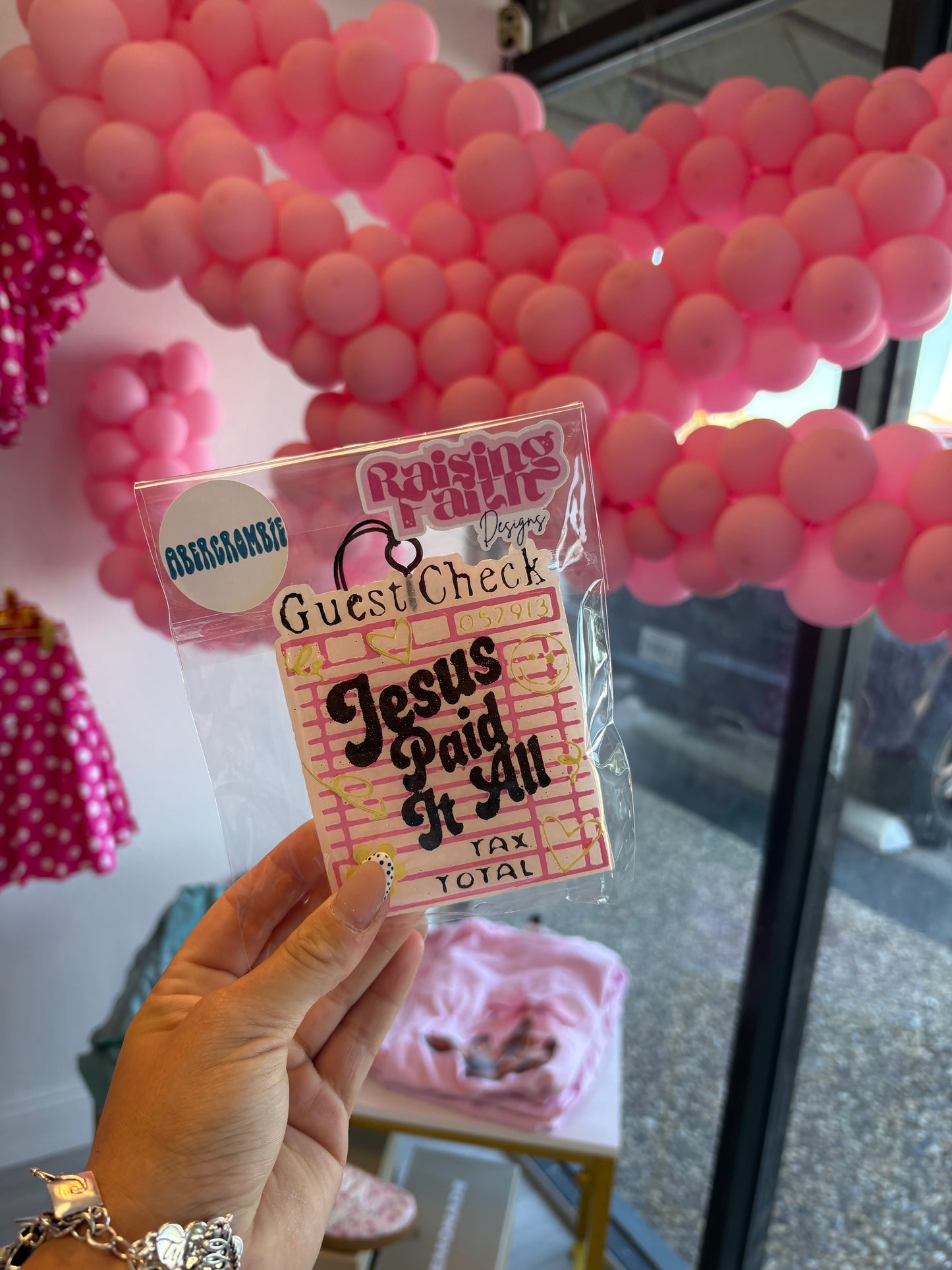 Jesus Paid It All Freshie