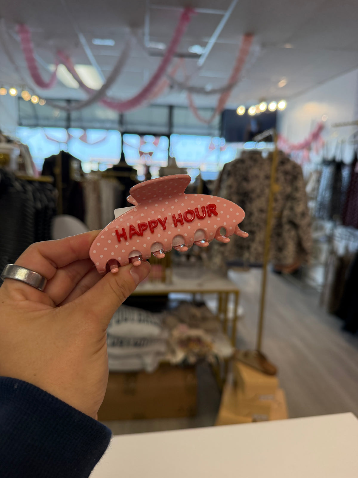 Happy Hour Claw Clip
