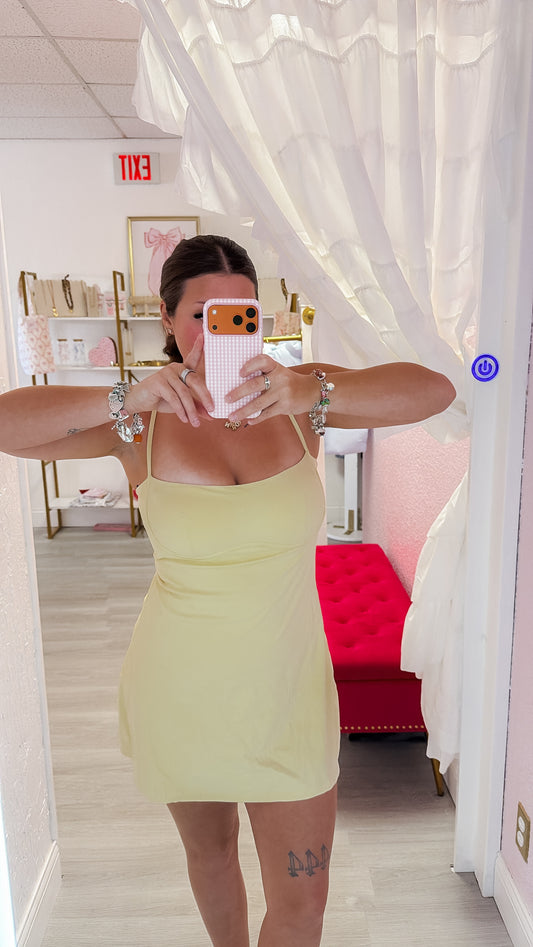 Lemon Athletic Dress RESTOCK