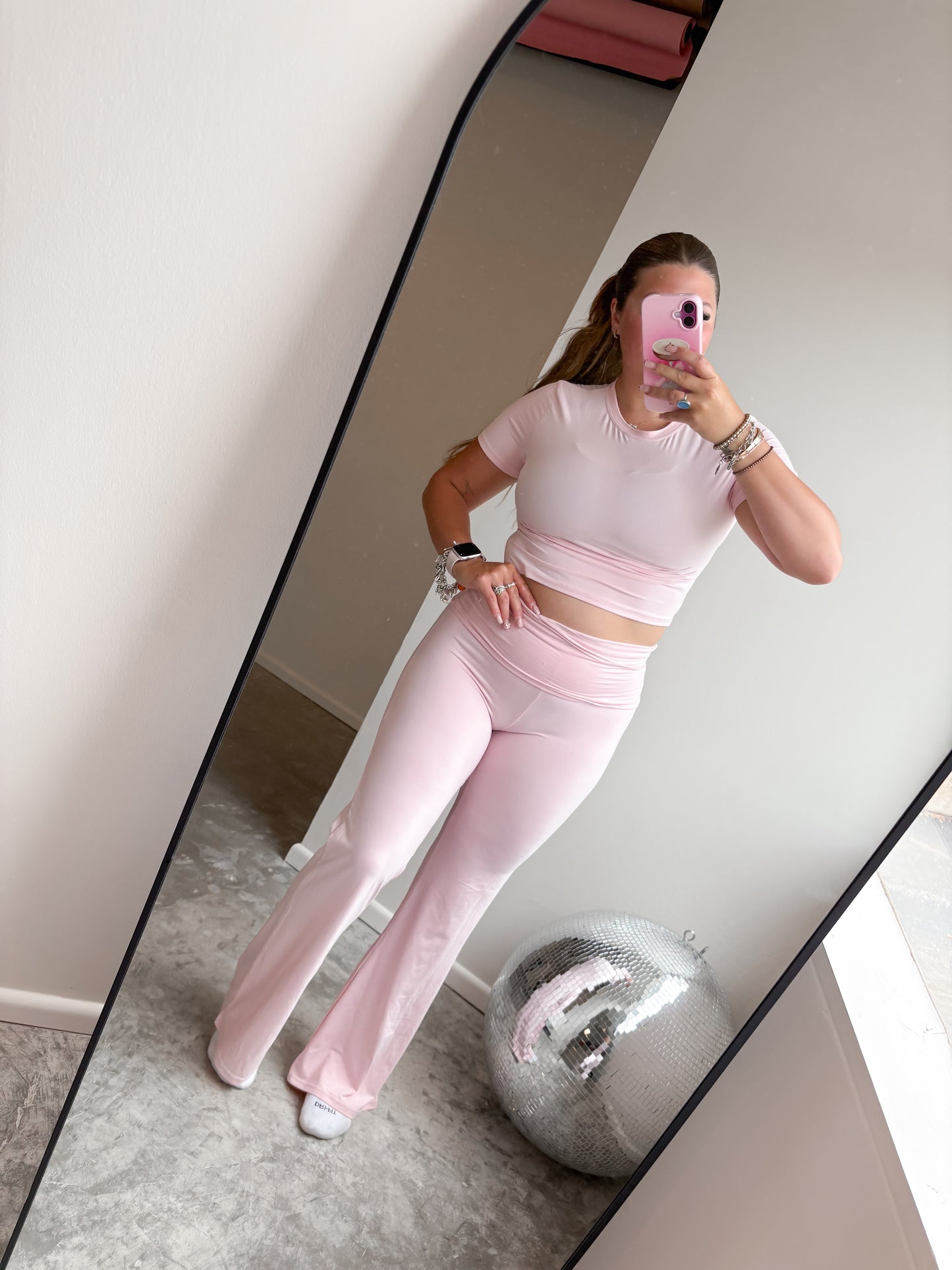 Cotton Jersey Tee - Pink