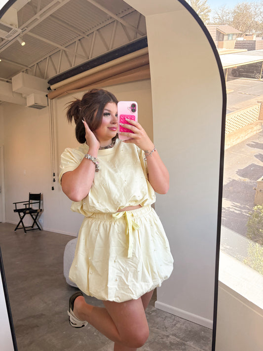 Sunshine Pearl Bubble SKIRT