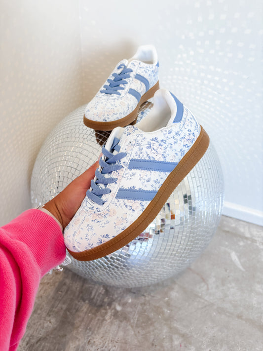 Shabby Chic Sneakers - Blue
