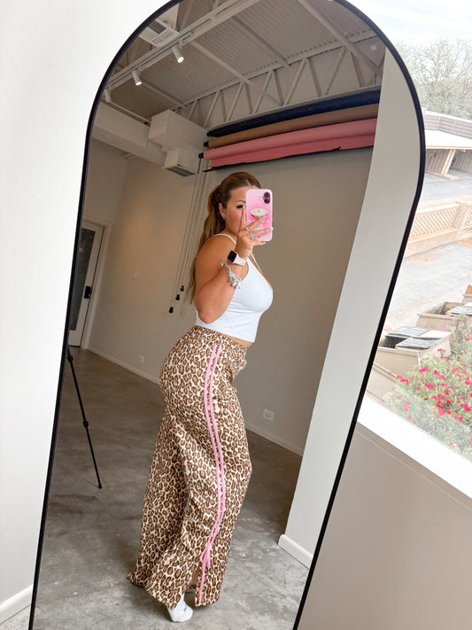 Cheetah Track Pants