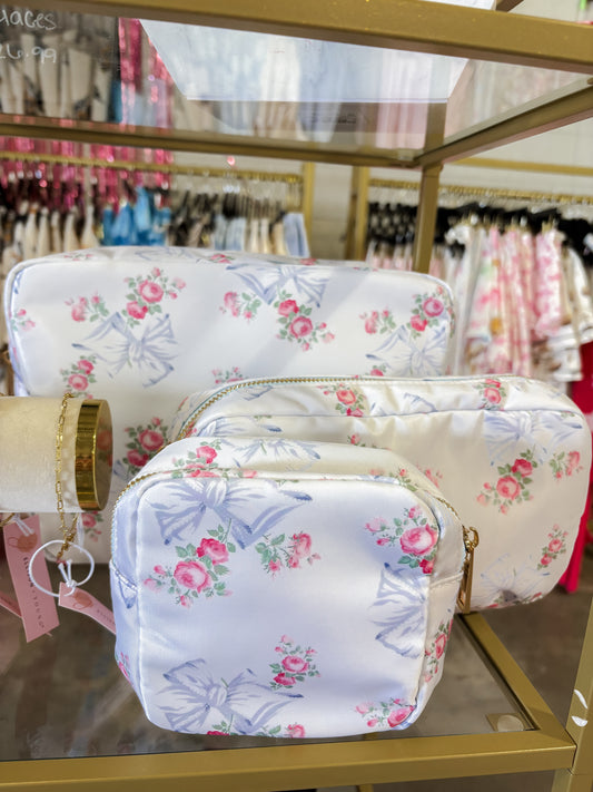 Coquette Travel Bag- Blue