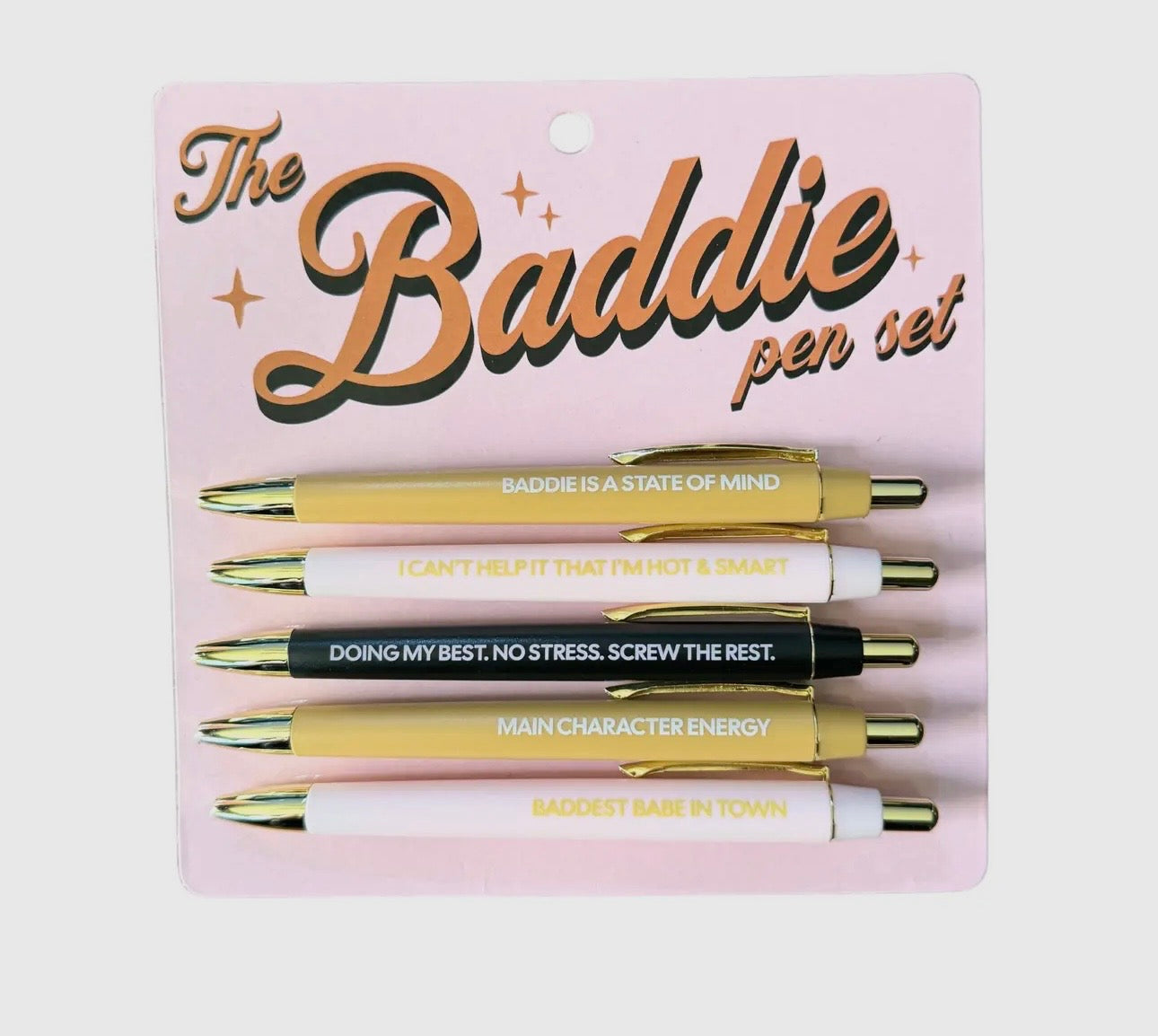 Baddie Pen Set