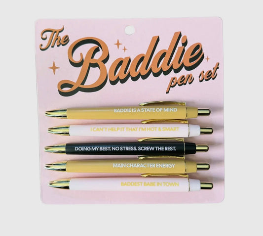 Baddie Pen Set