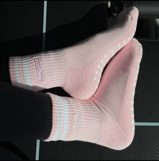 Pila Pink Pilates Grip Sock