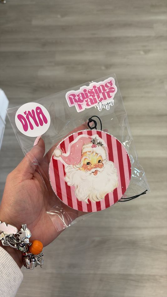 Striped Santa Freshie Diva