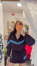 Tyler Windbreaker Track Jacket and Mini Skirt Set