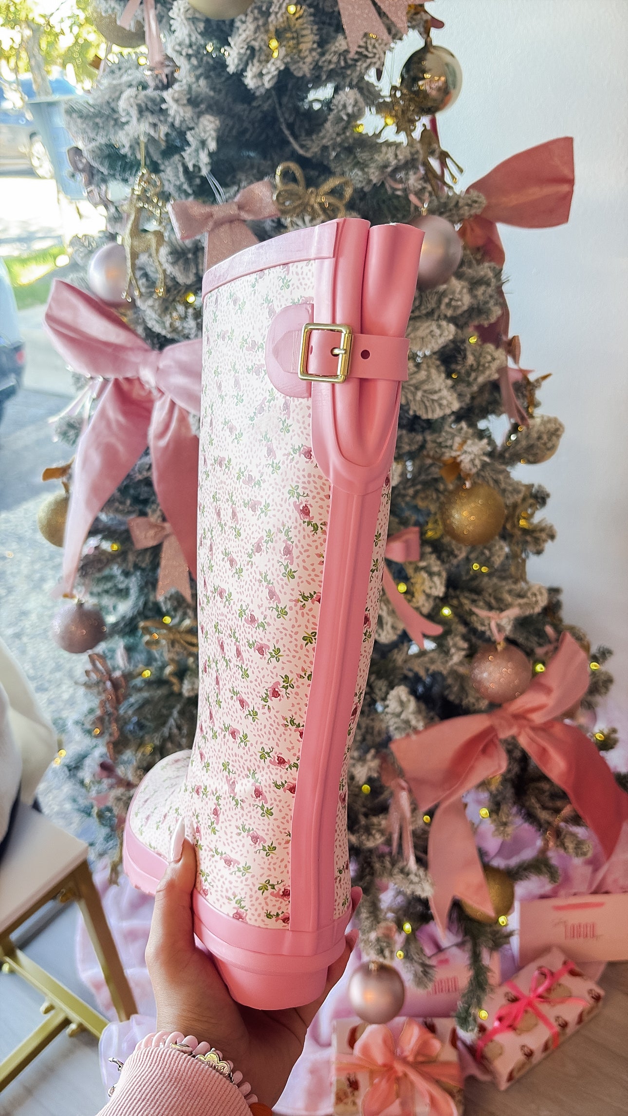 Garden Lane Chic Floral Rain Boots