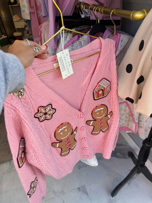 Gingerbread Christmas Sweater LAST ONE