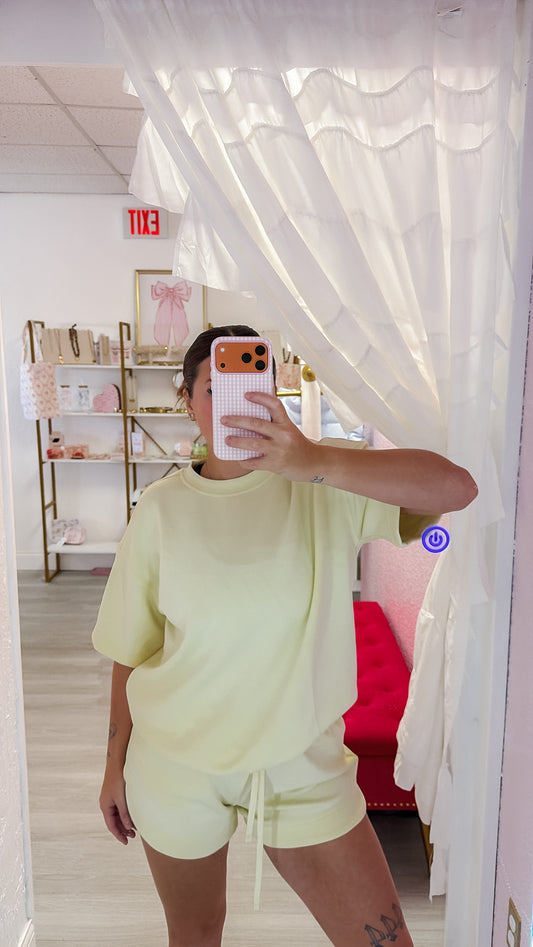 Lemonella Scuba Shorts Set