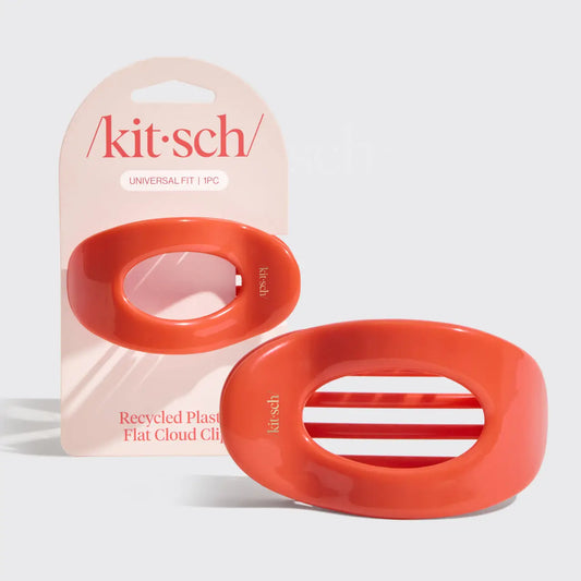 Cherry Plastic Flat Cloud Clip