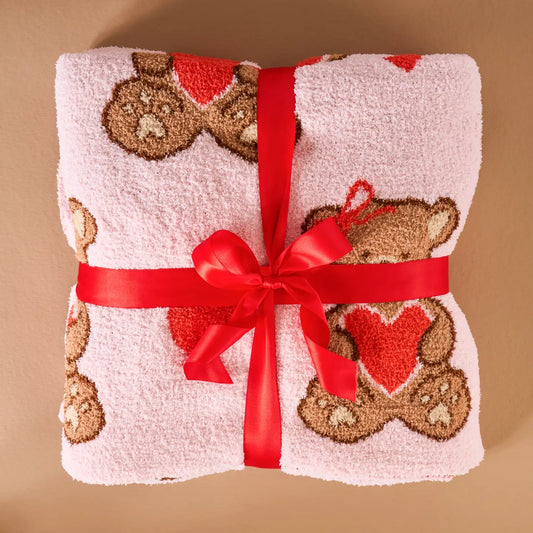 Cozy Dreams Luxe Blanket-Teddy Bear Hugs
