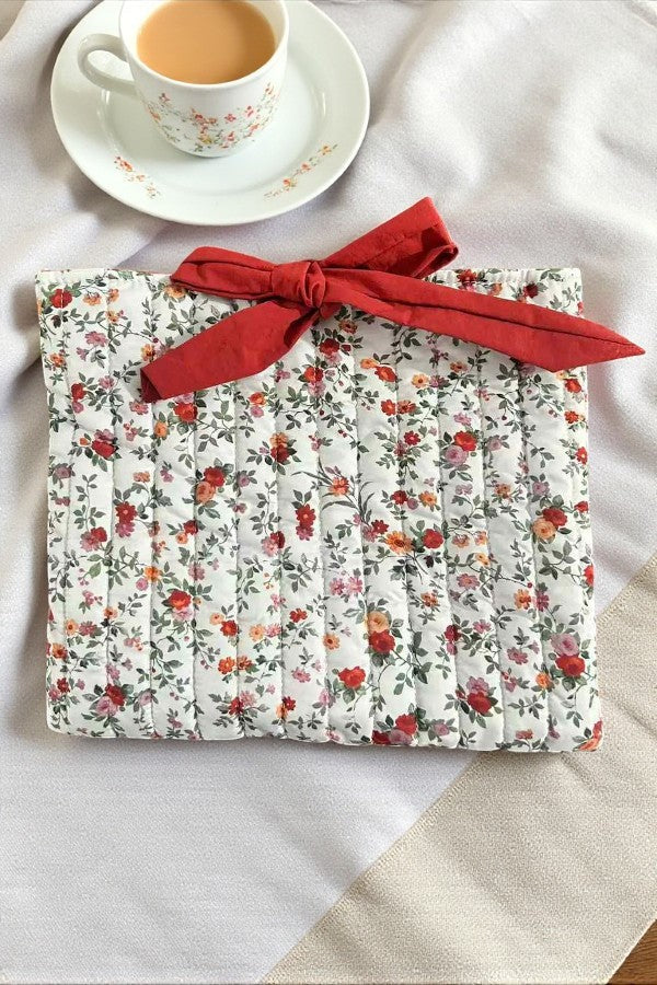 Emilia Red Floral Bible/Book/IPad Cover