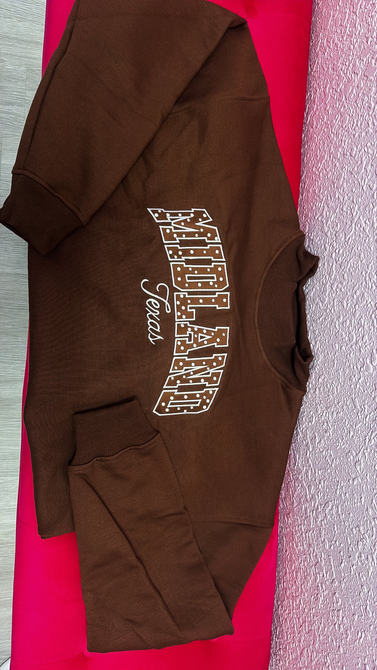 Brown midland mockneck LIMITED SIZES