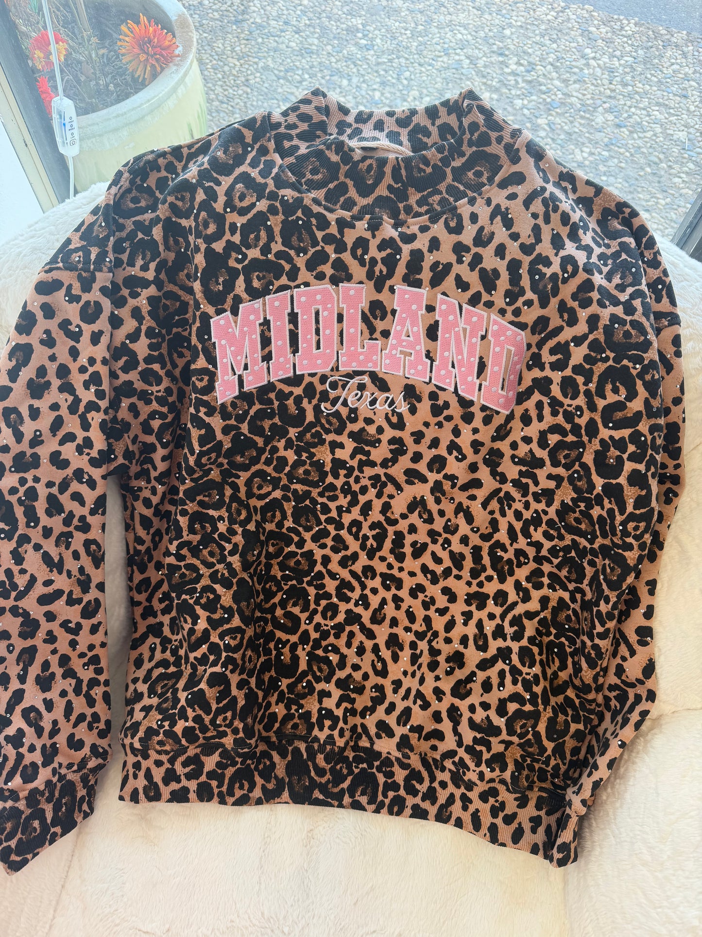 Midland Mockneck with Rhinestones