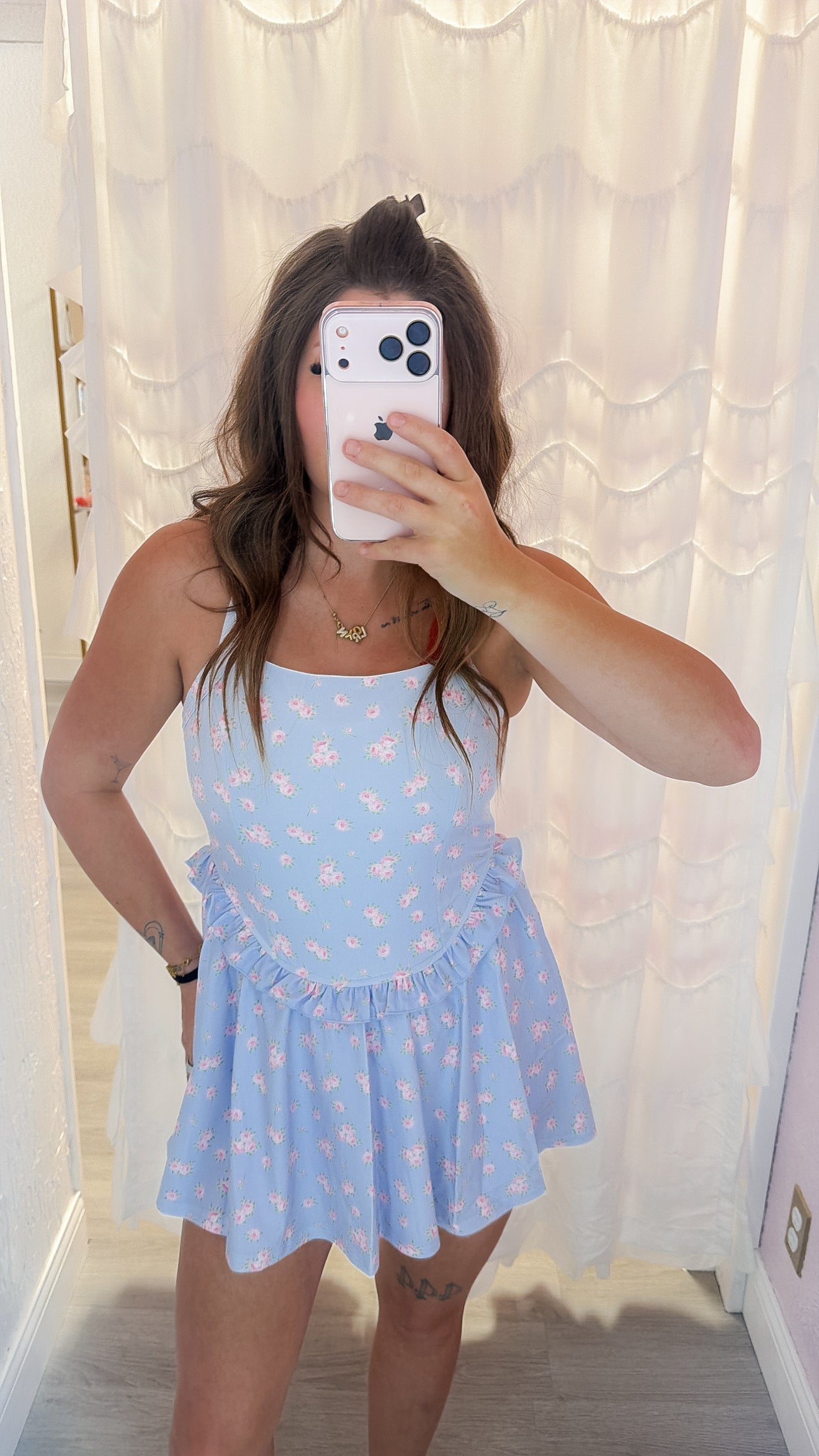 Floral Ruffle Romper