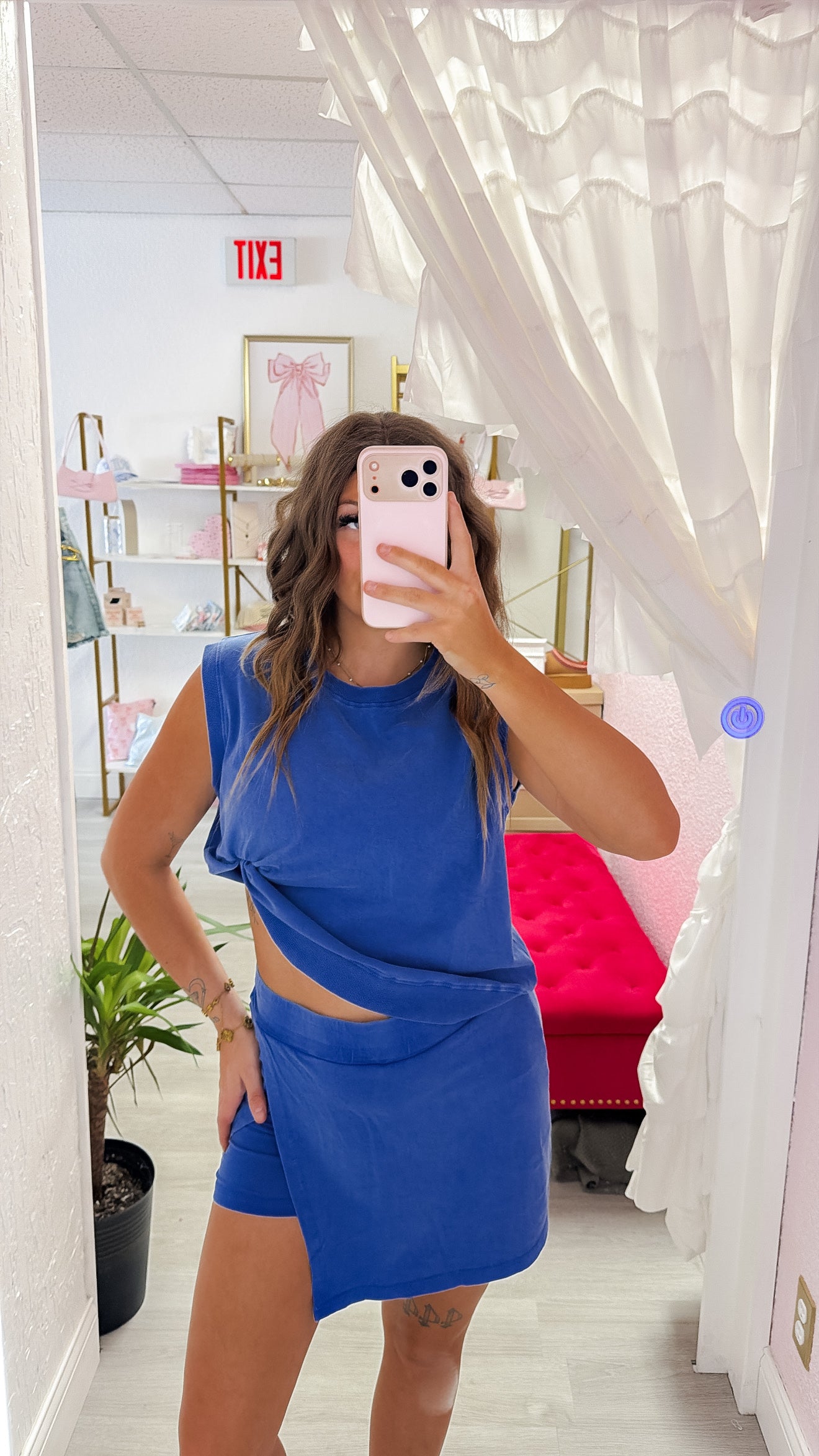 Deep Indigo A Line Cotton Set