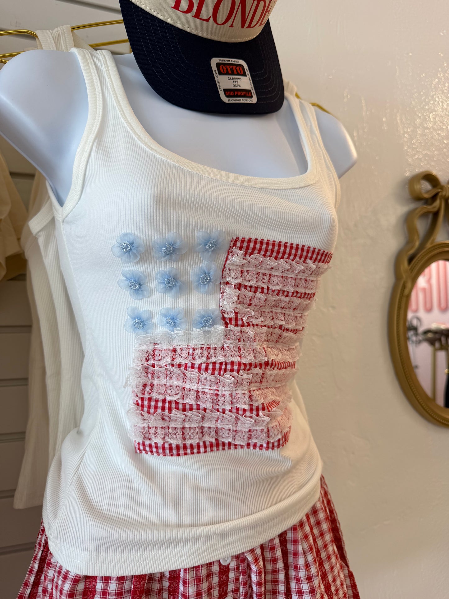 Floral Flag Tank