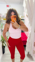 Cherry Capri Leggings