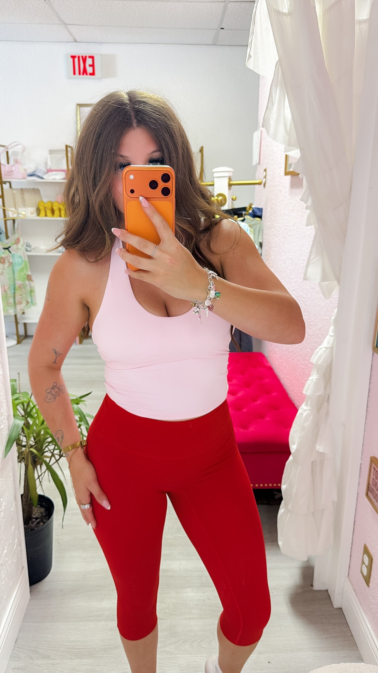 Cherry Capri Leggings