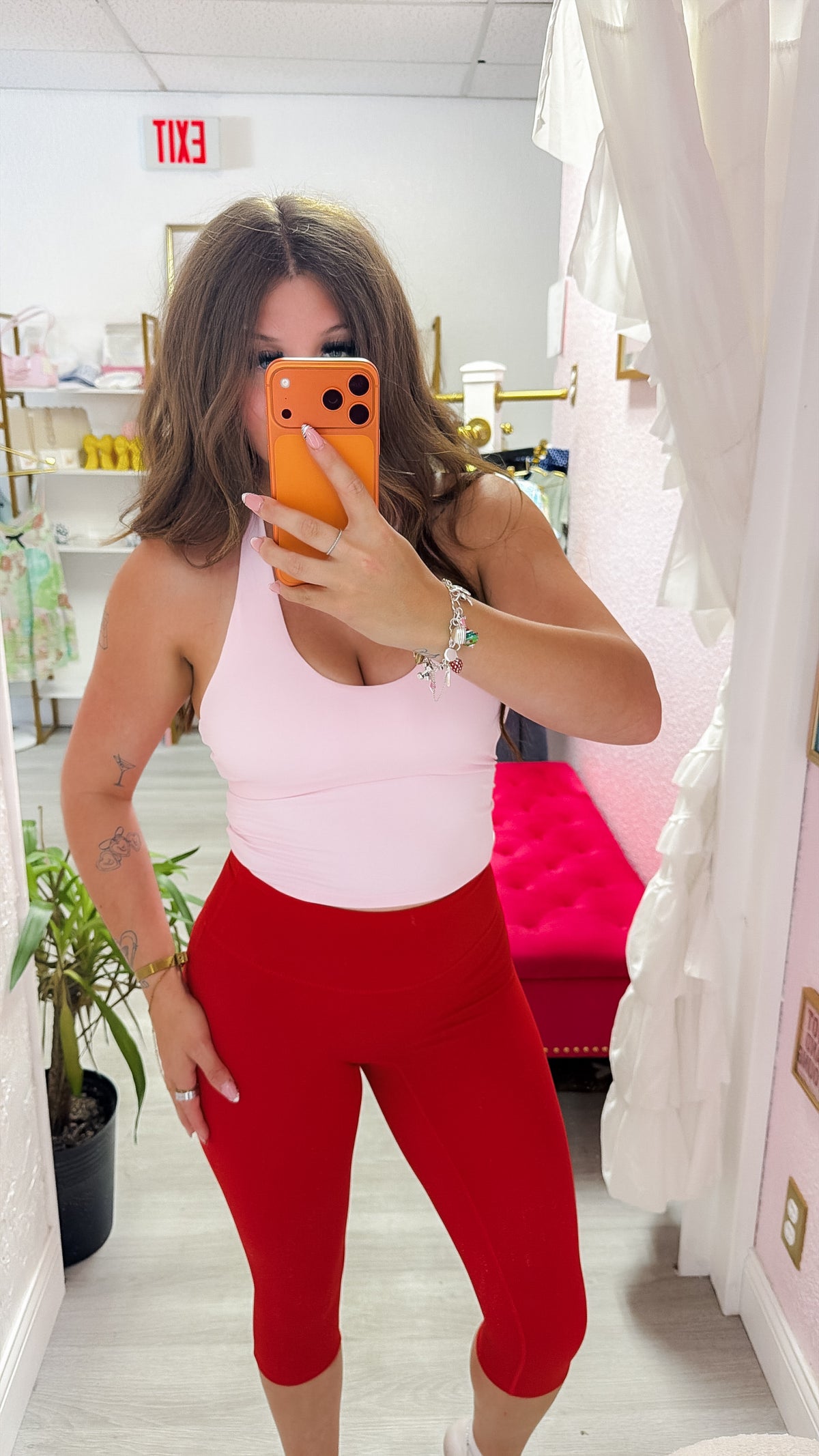 Cherry Capri Leggings