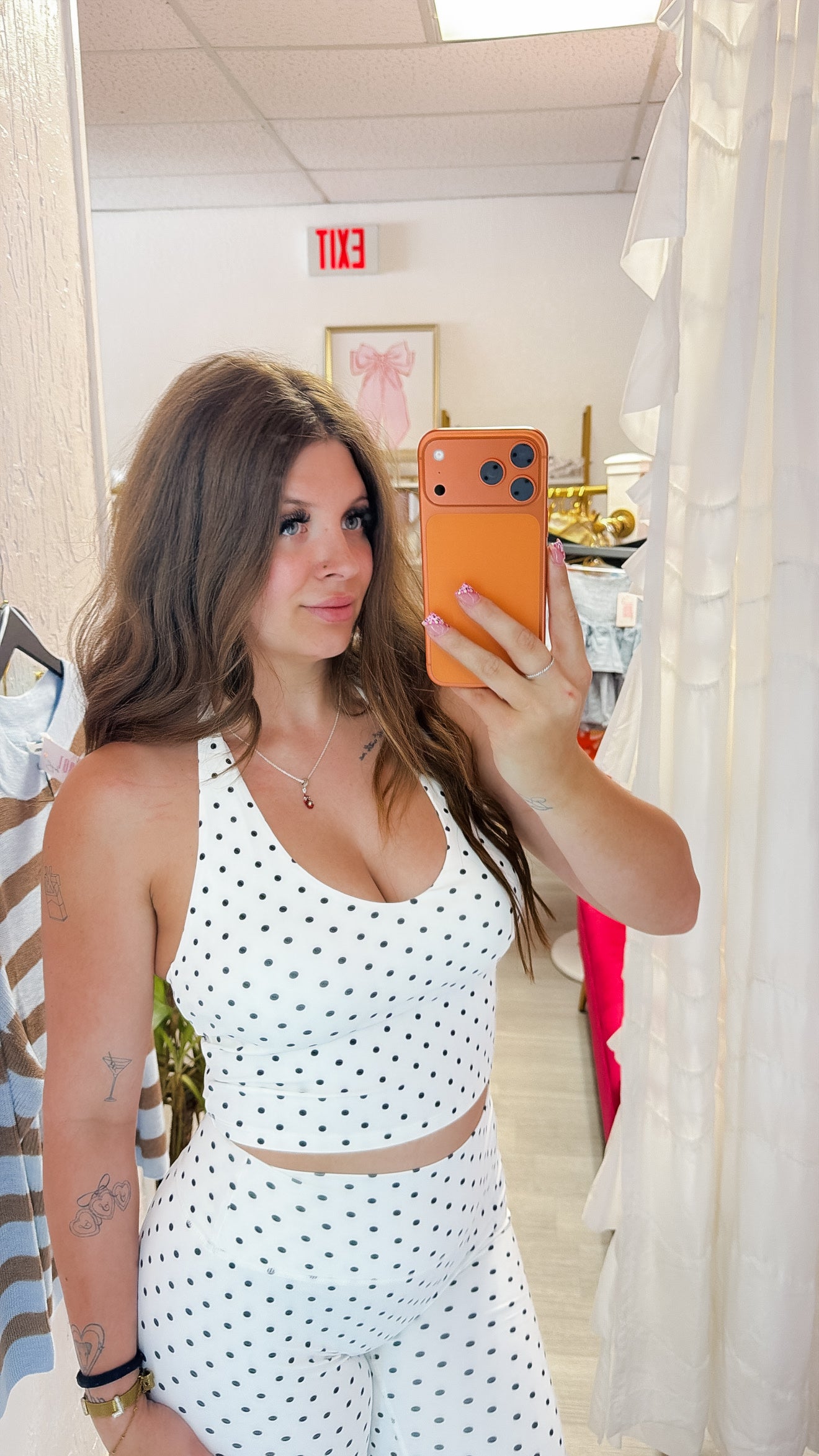Polka Dot Halter Top
