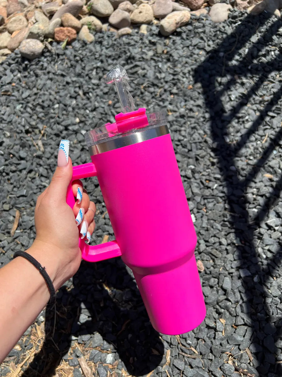 Hot Pink 40 Oz Tumblr