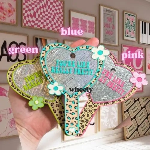 Really Pretty Mirror - Green - Butt Naked