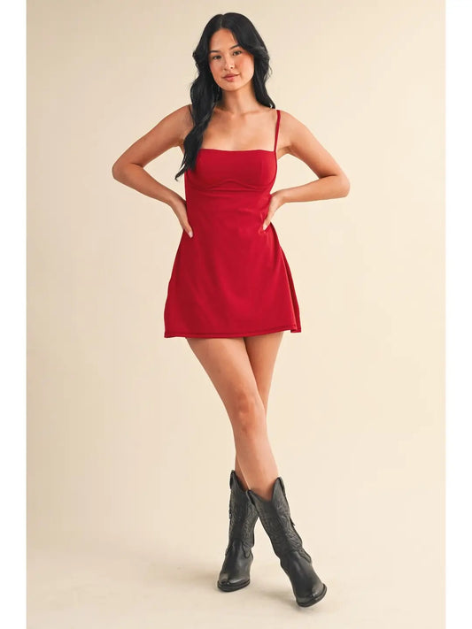 Cherry Sweetheart Dress