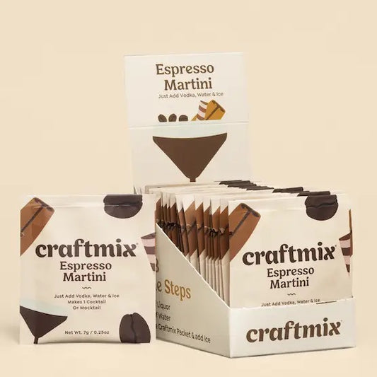 CRAFTMIX Espresso Martini Single Packey  Cocktail Mix