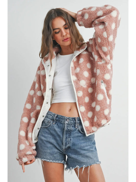 Polka Dot Sherpa