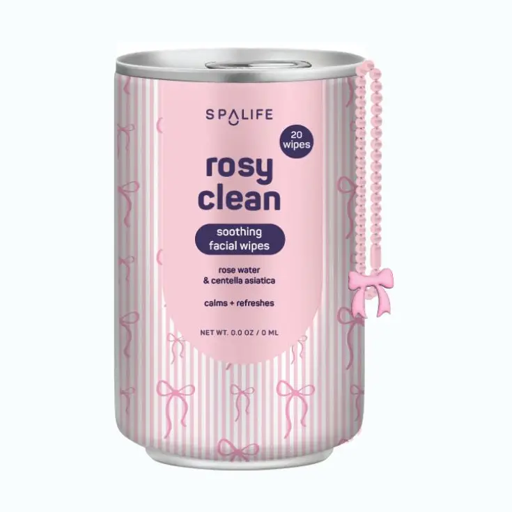 Rosy Clean Soothing Facial Wipes | 20ct