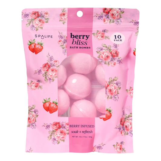 Berry Bliss Bath Bombs – 10 Pack