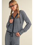 Katy Navy Stripe Jacket